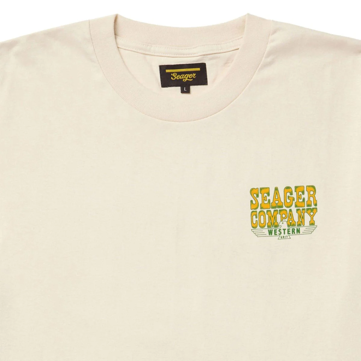 Seager Rattler T-Shirt - Vintage White - Image 3
