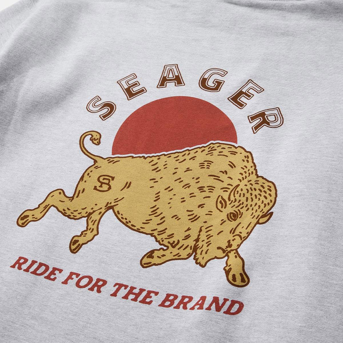 Seager Ride For The Brand Hoodie - Heather Grey - Image 4