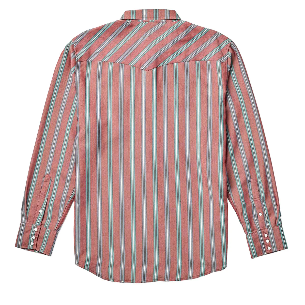 Seager Sawtoof Long Sleeve Shirt - Red Rock Stripe - Image 4