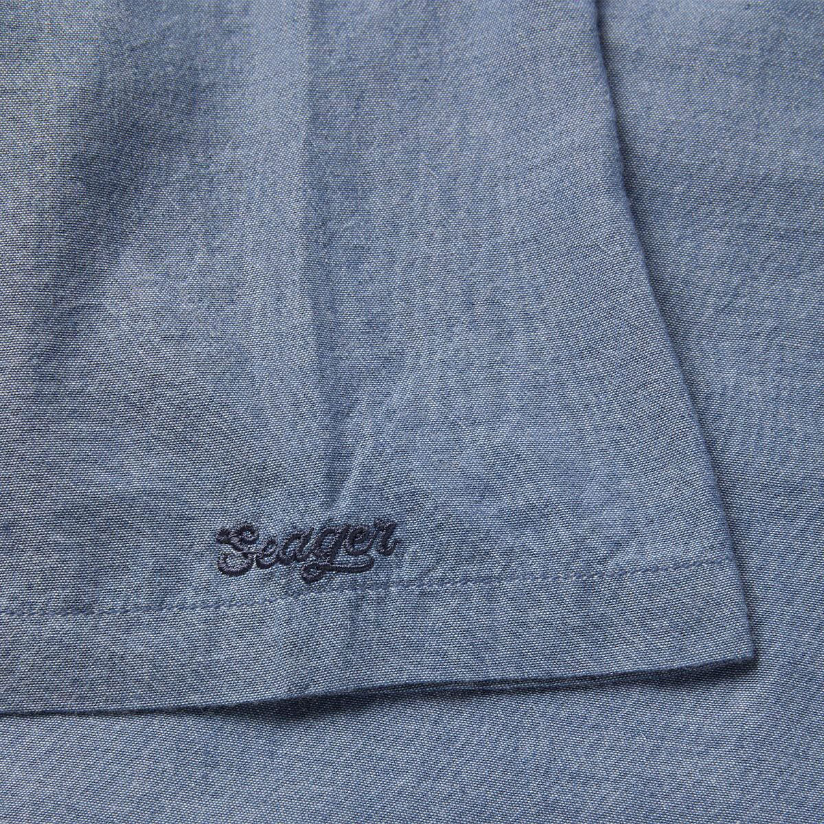 Seager Whippersnapper Chambray Shirt - Light Wash - Image 5