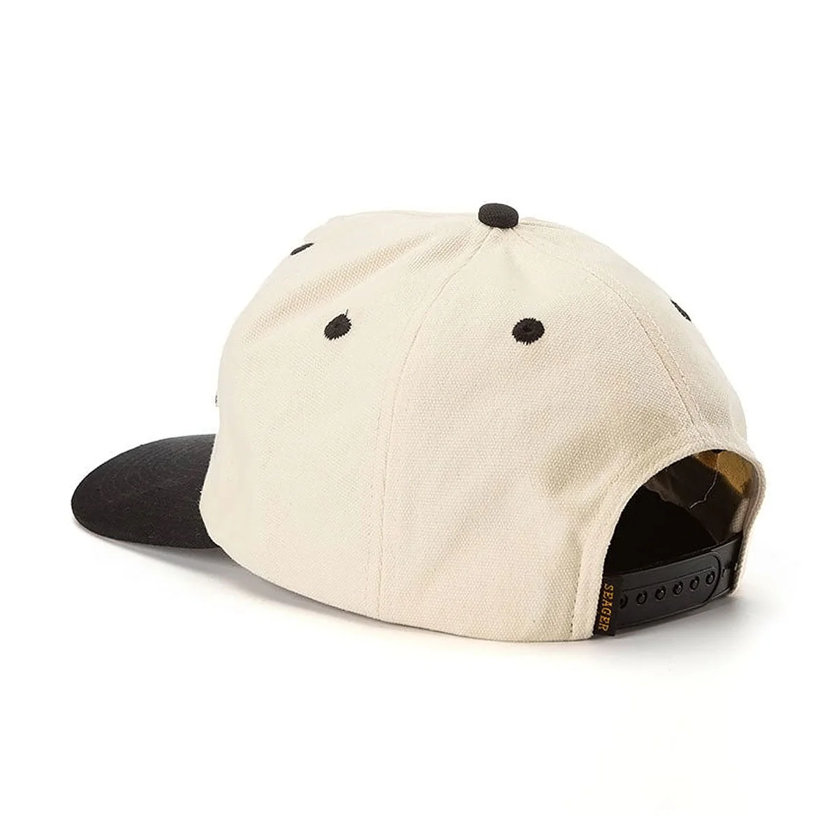 Seager Wilson Snapback Hat - Black/White - Image 2