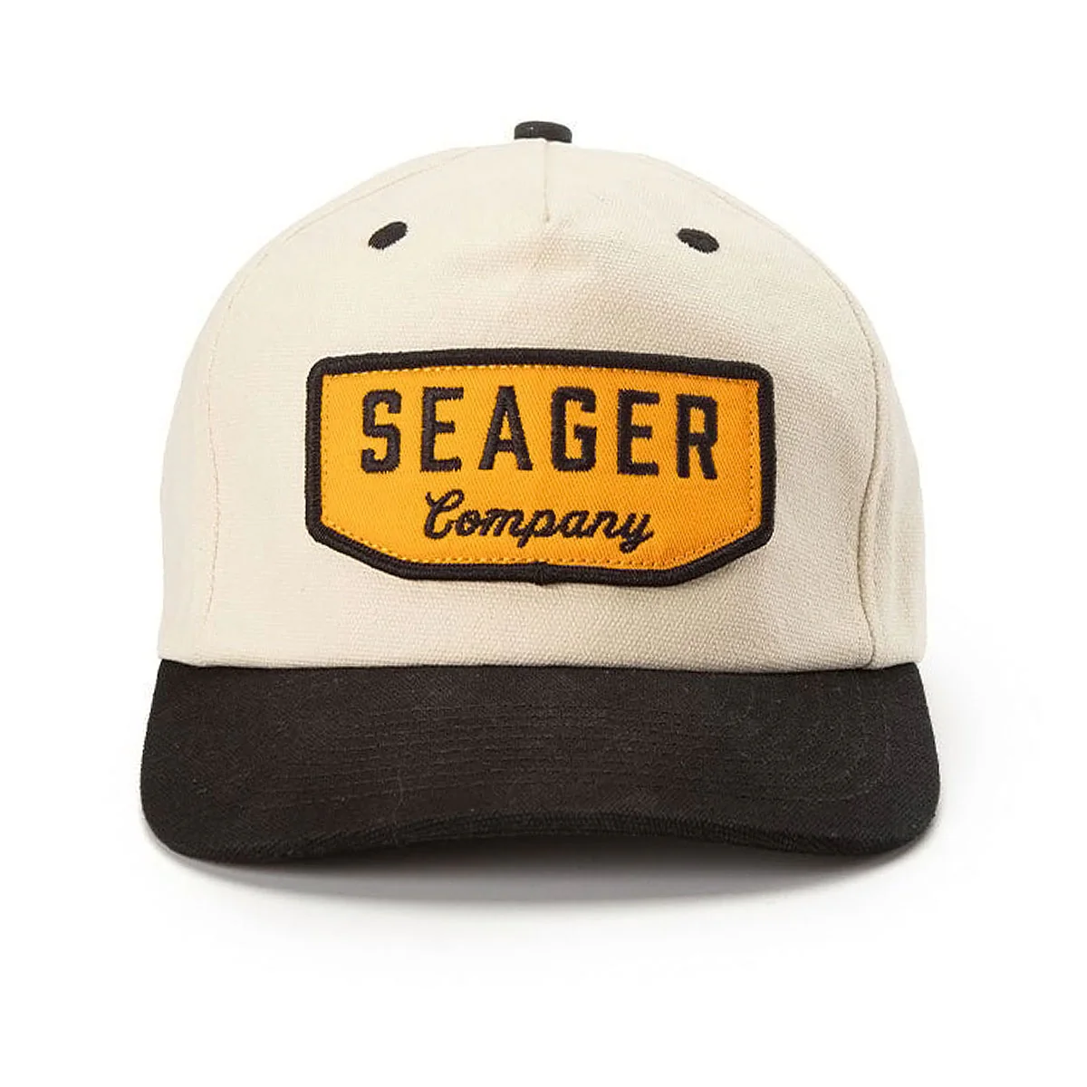 Seager Wilson Snapback Hat - Black/White - Image 3