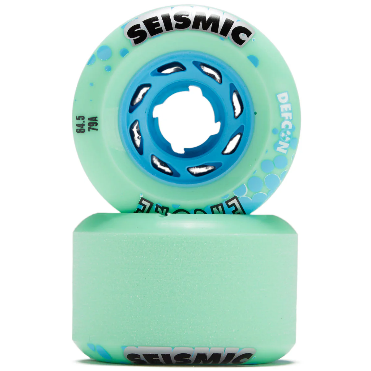 Seismic Encore 79a Longboard Wheels - Mint - 64.5mm - Image 2
