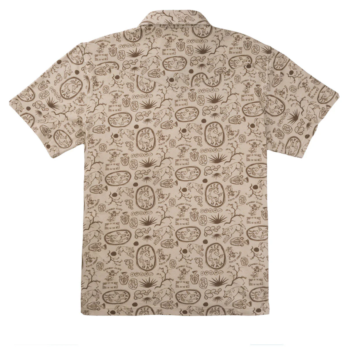 Sendero Cantina Polo Shirt - Haw Yee Tan Print - Image 5
