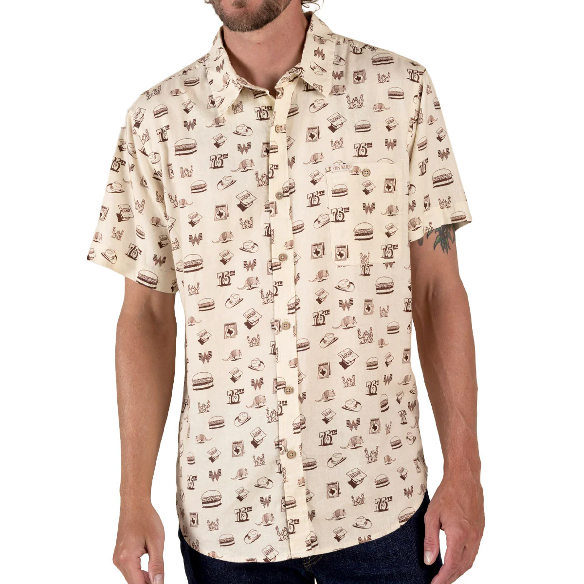 Sendero City Slicker Shirt - Hamburguesa Print - Image 2
