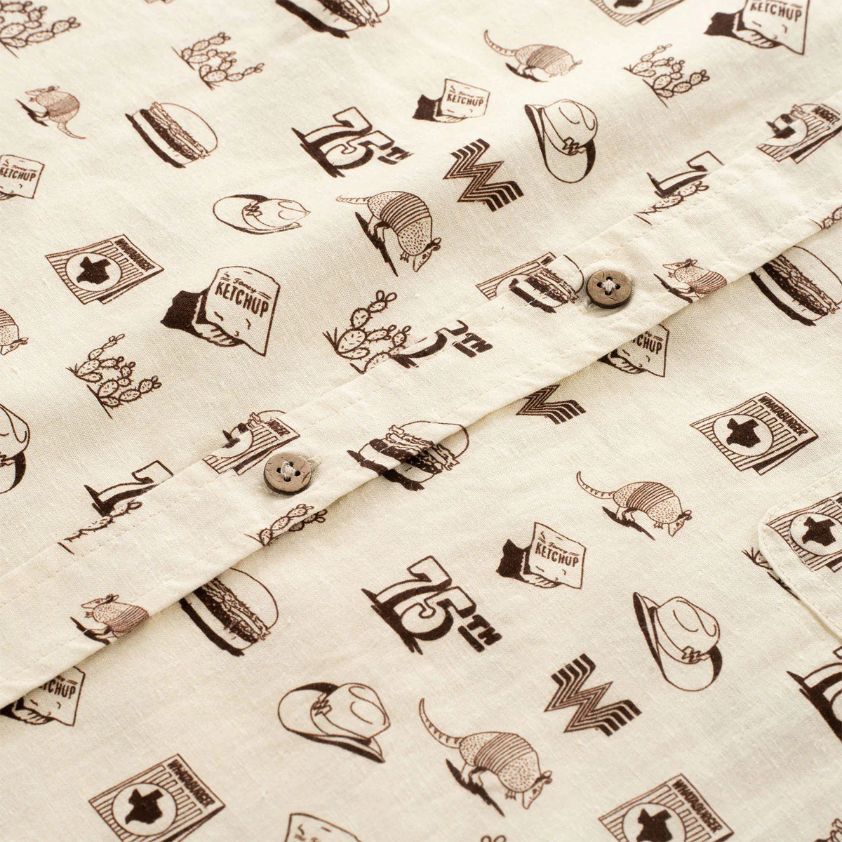 Sendero City Slicker Shirt - Hamburguesa Print - Image 4