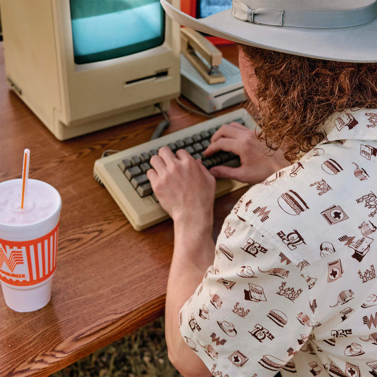 Sendero City Slicker Shirt - Hamburguesa Print - Image 5