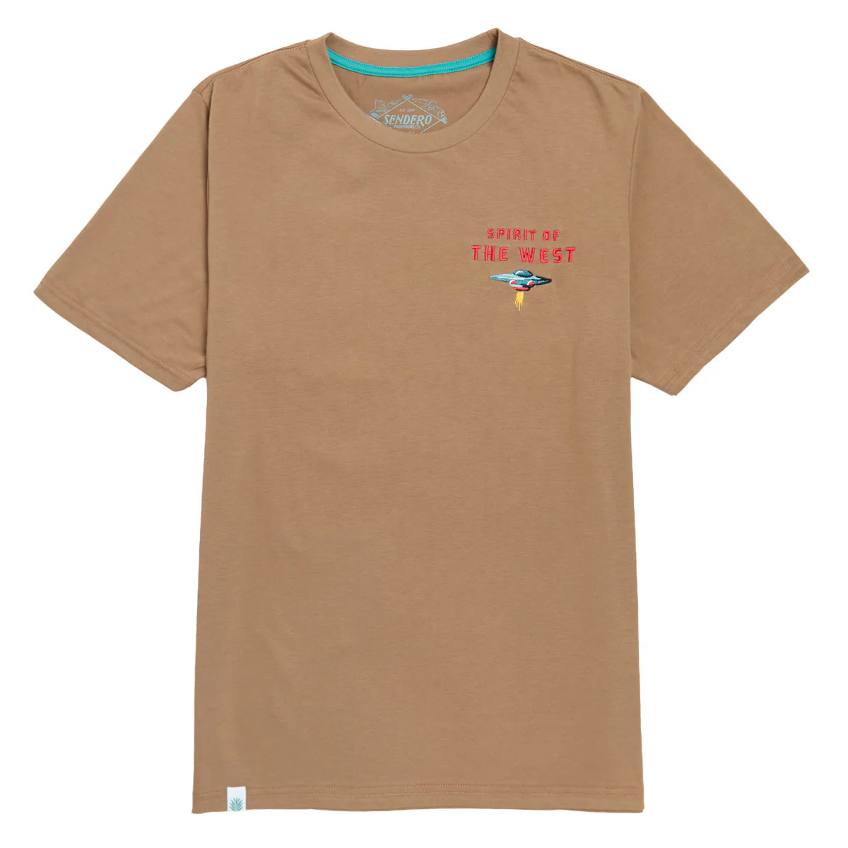 Sendero Danger Cowboy T-Shirt - Light Brown - Image 2