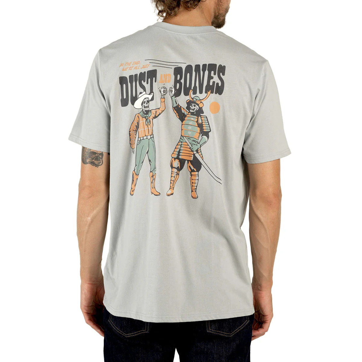 Sendero Dust & Bones T-Shirt - Big Sky Blue - Image 4