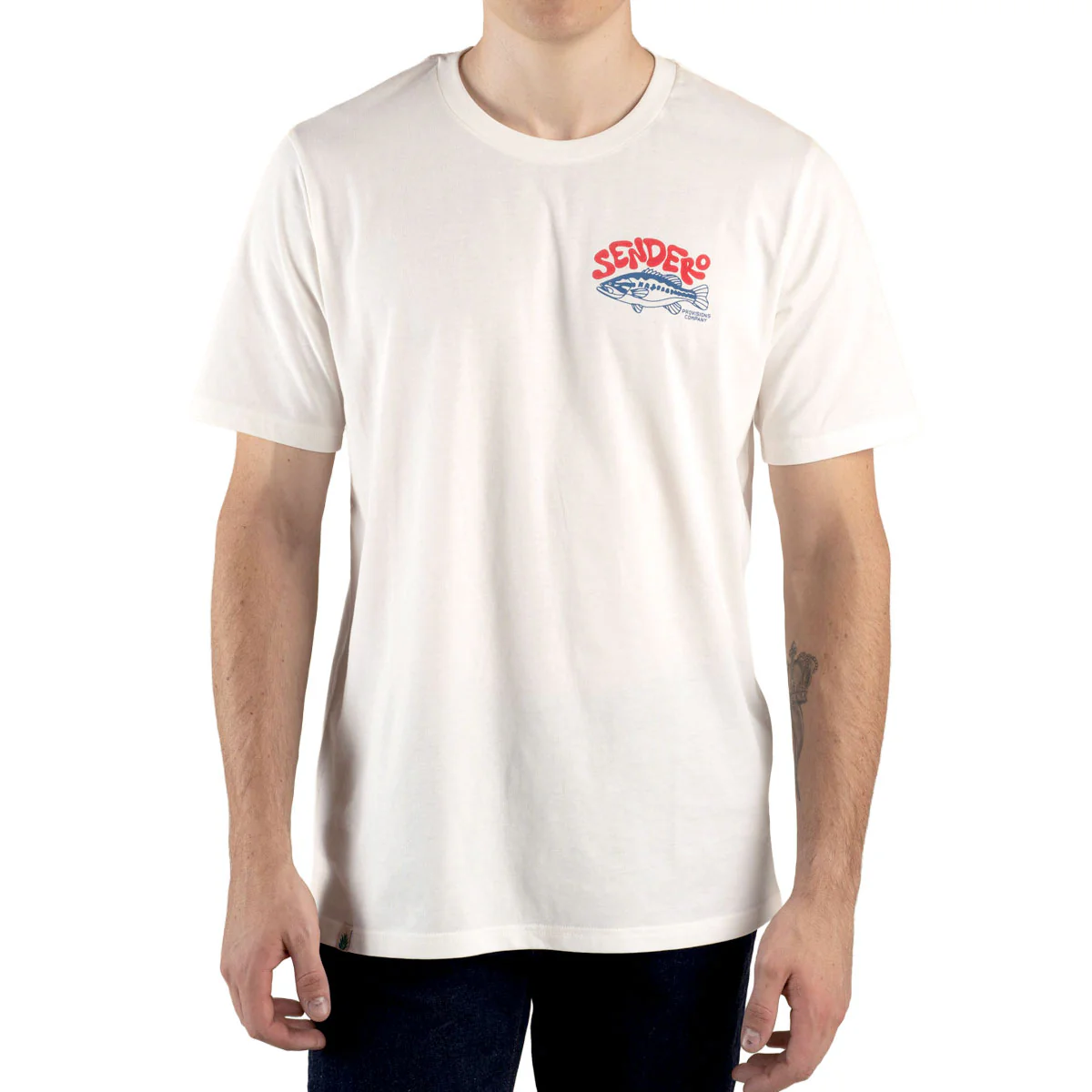 Sendero Lunker T-Shirt - Vintage White - Image 2