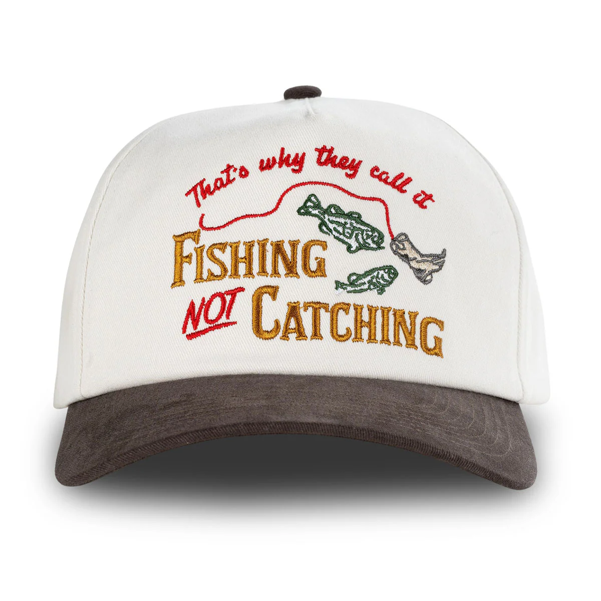 Sendero Not Catching Hat - Cream/Brown - Image 3