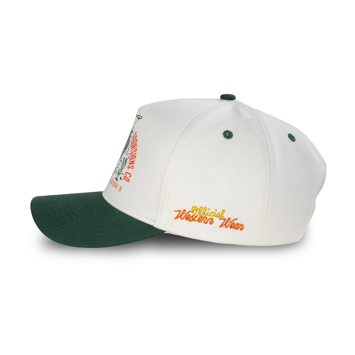 Sendero Official Western Hat - Cream/Green - Image 2