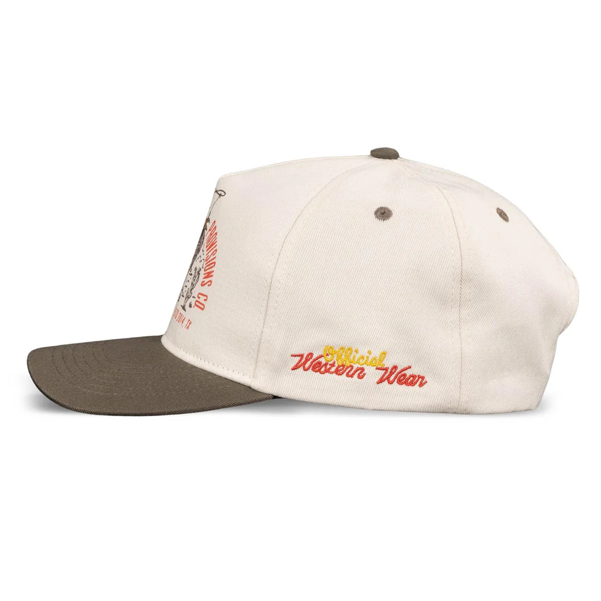 Sendero Official Western Hat - White/Brown - Image 2