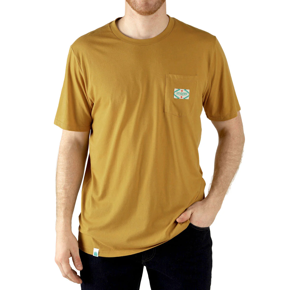 Sendero Pocket T-Shirt - Goldenrod - Image 2