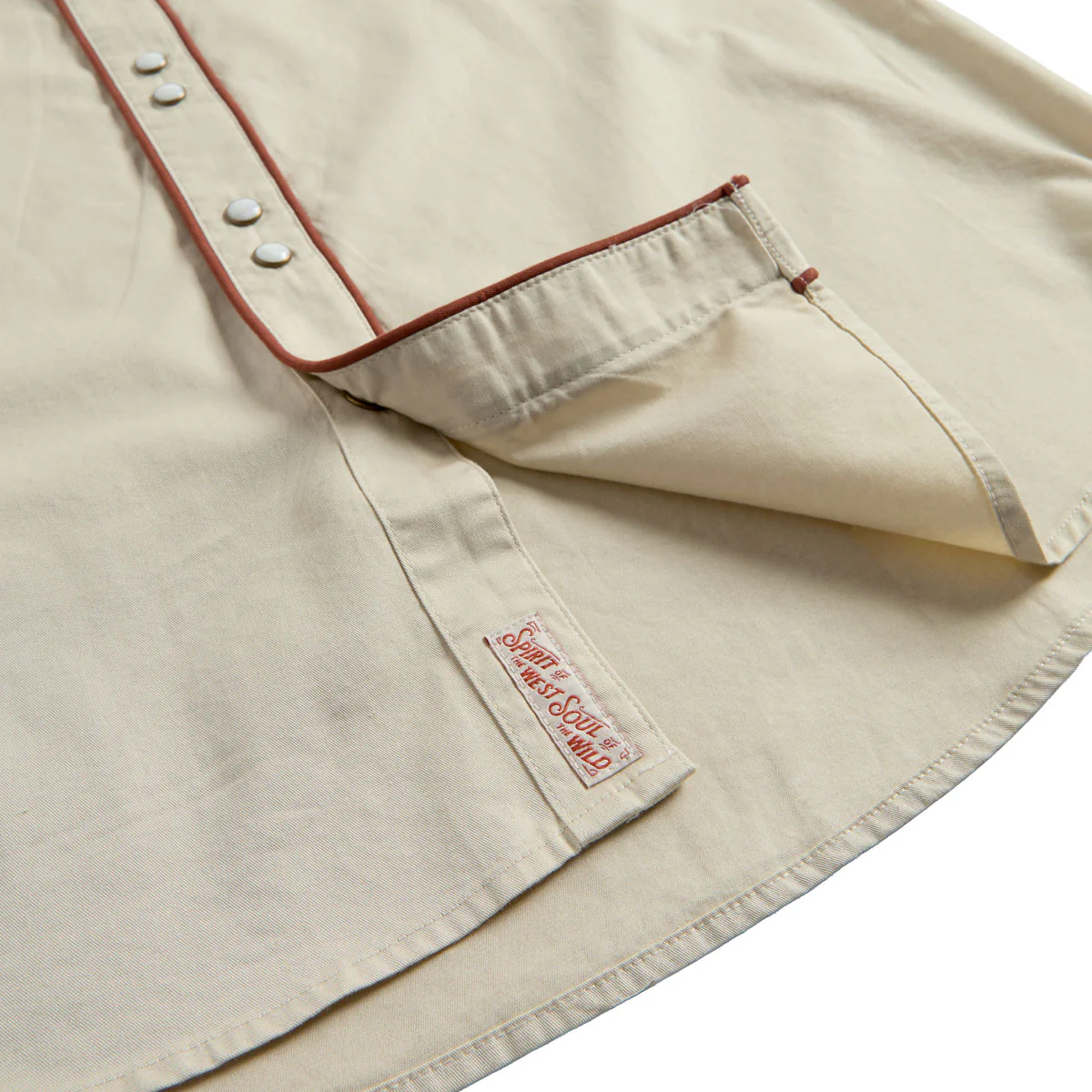 Sendero The Cody Western Shirt - Oat - Image 4