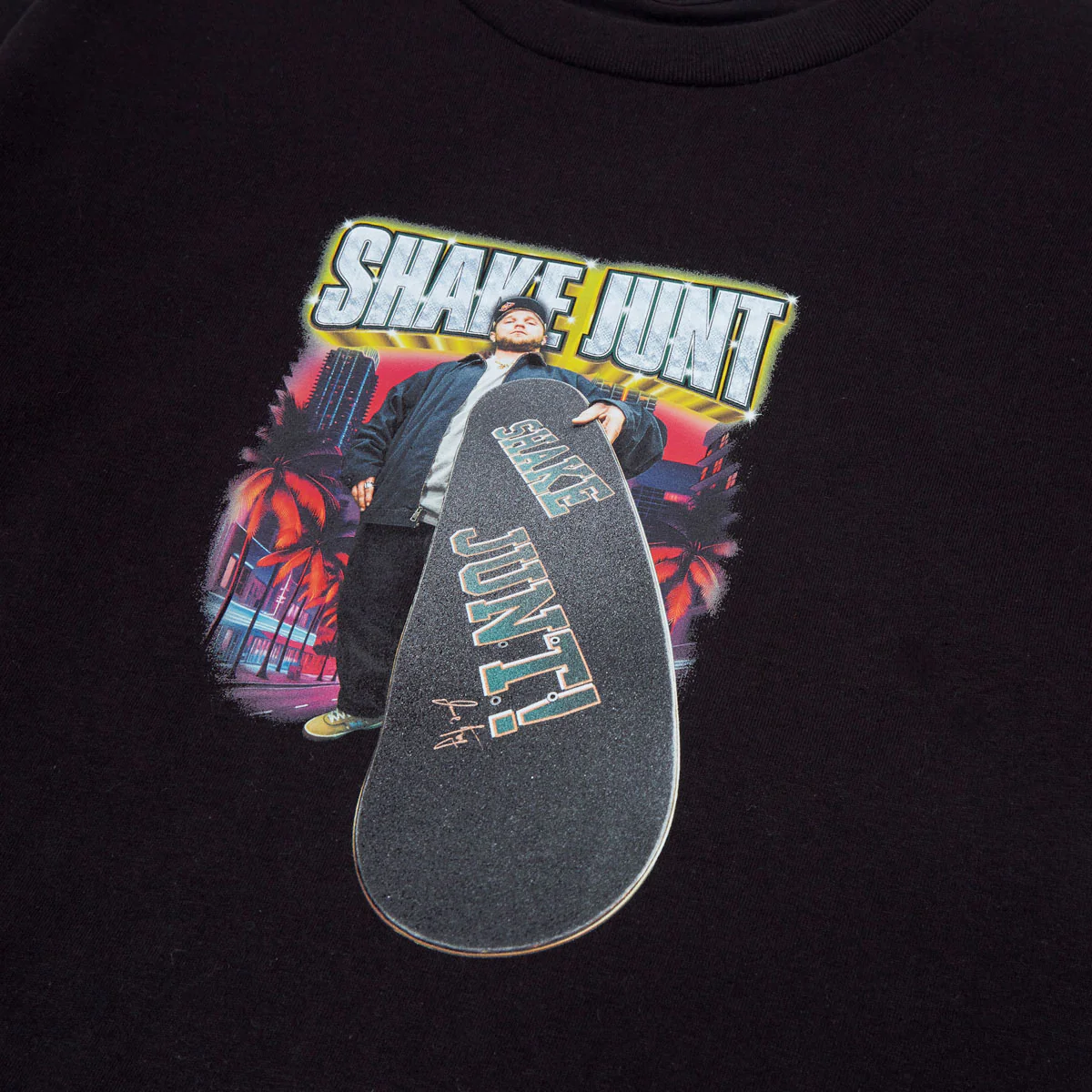 Shake Junt Foy T-Shirt - Black - Image 2