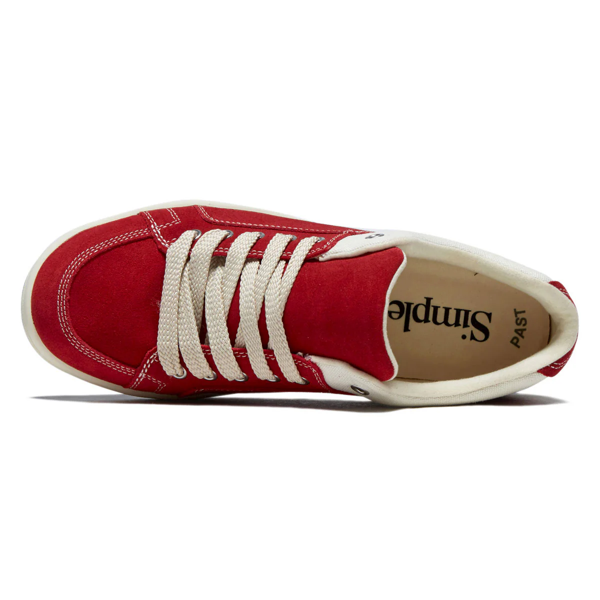 Simple OS Suede Shoes - Cherry - Image 3