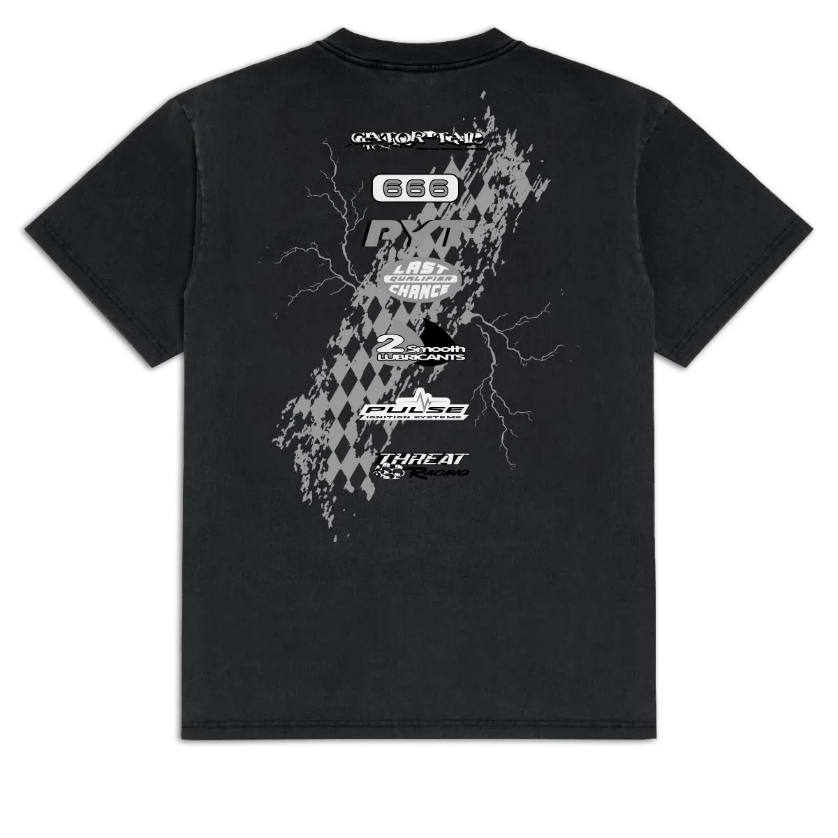 Sin Bin Sin Racing T-Shirt - Vintage Black - Image 2