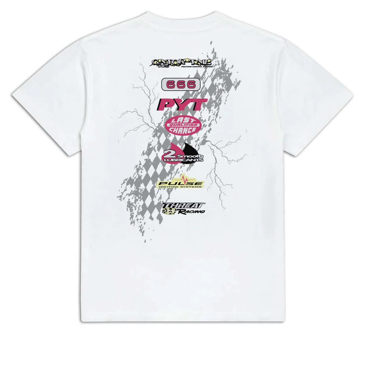 Sin Bin Sin Racing T-Shirt - White - Image 2