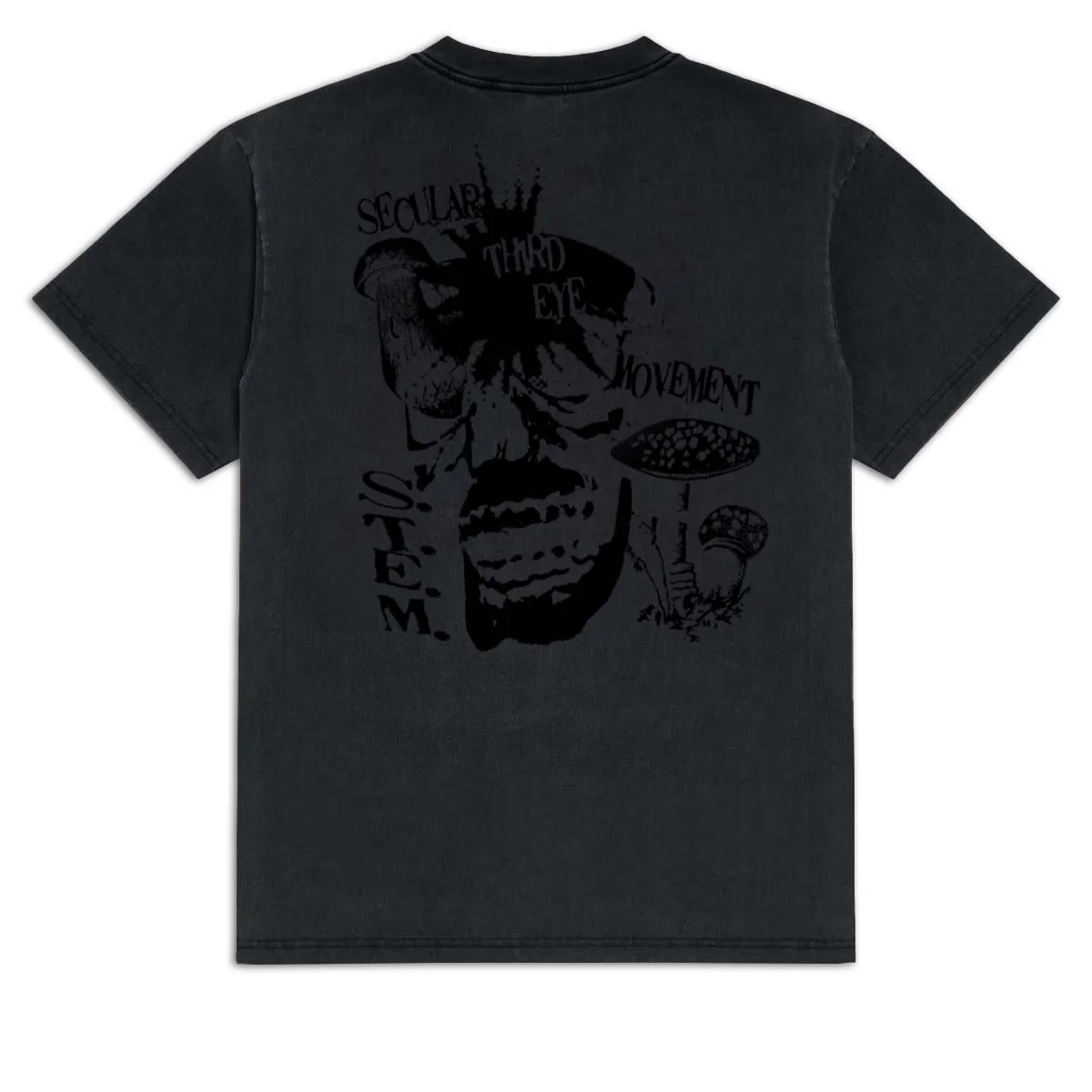 Sin Bin Uni Tonal T-Shirt - Vintage Black - Image 2