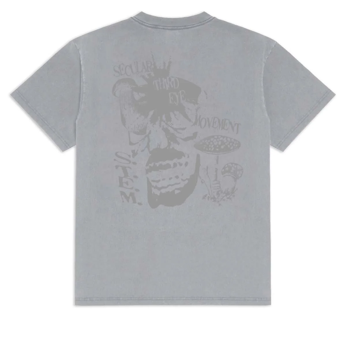 Sin Bin Uni Tonal T-Shirt - Vintage Grey - Image 2