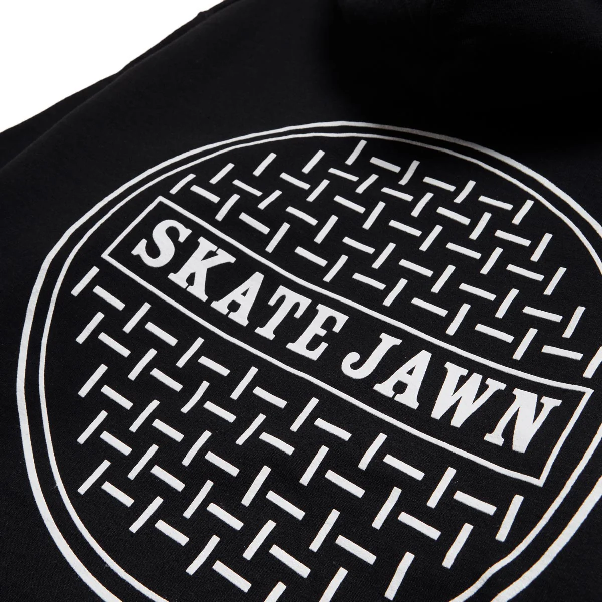 Skate Jawn Sewer Cap Hoodie - Black - Image 3