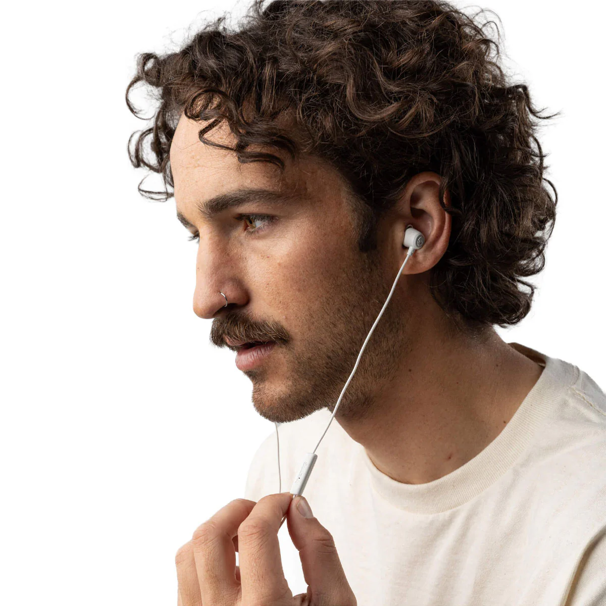 Skullcandy Jib In Ear USB-C Headphones - Bone - Image 4