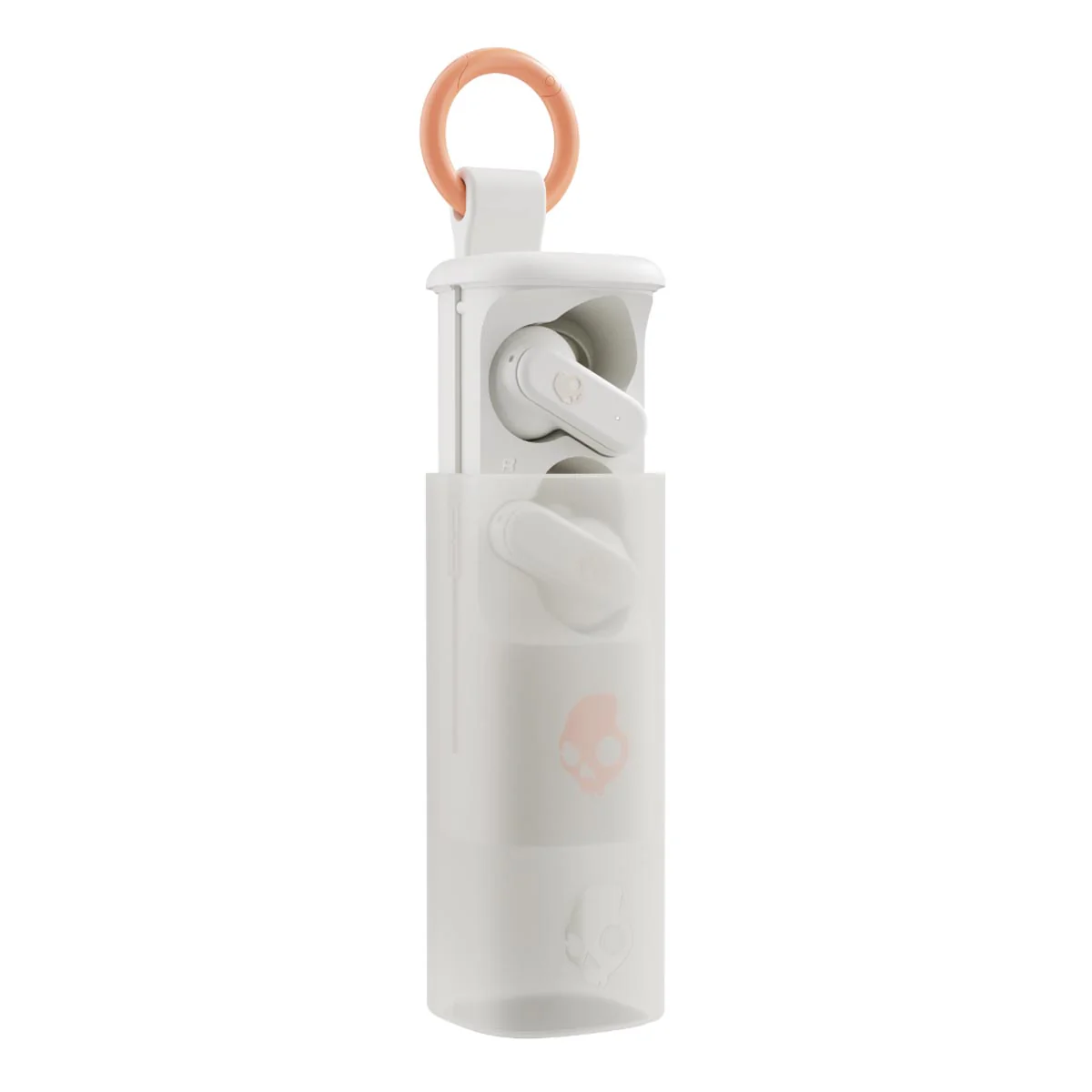 Skullcandy TW Dime Evo Headphones - Bone/Glow Orange - Image 2