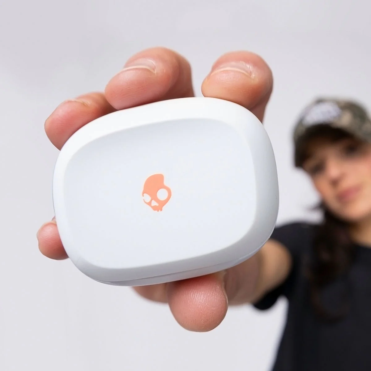 Skullcandy TW Smokin Buds In-Ear Headphones - Bone/Orange - Image 4