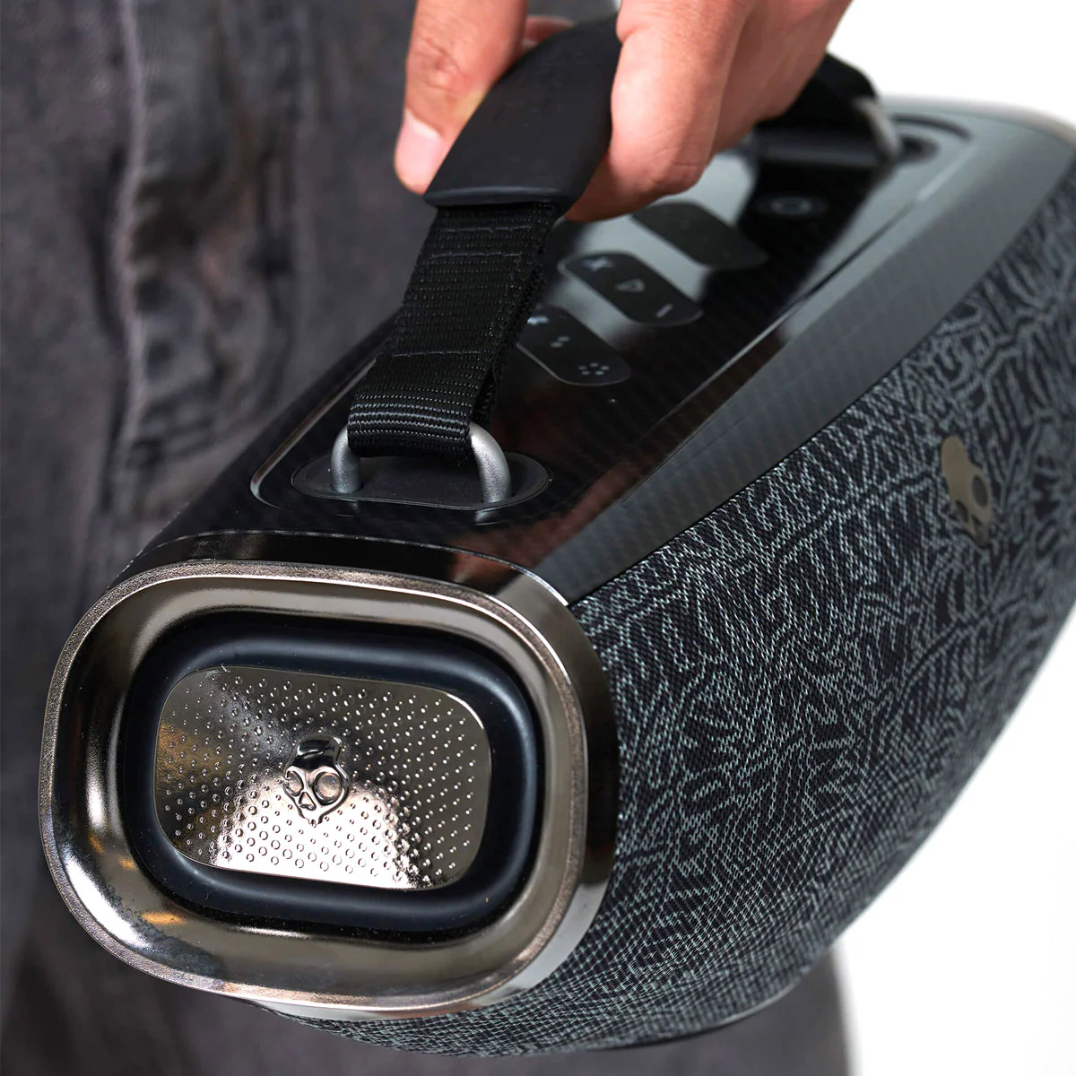 Skullcandy x Fucking Awesome Barrel Mini Wireless Speaker - FA Silver - Image 3