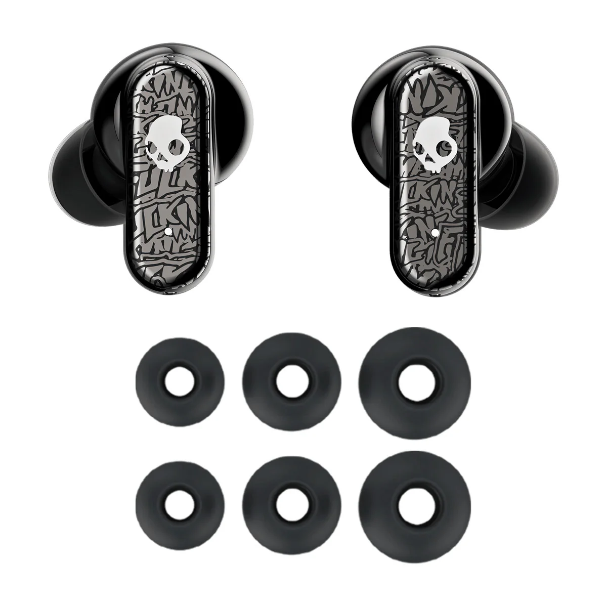 Skullcandy x Fucking Awesome Dime Evo Headphones - FA Silver - Image 3