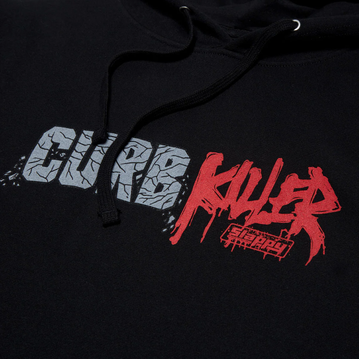 Slappy Curb Killer Wordmark Hoodie - Black - Image 2