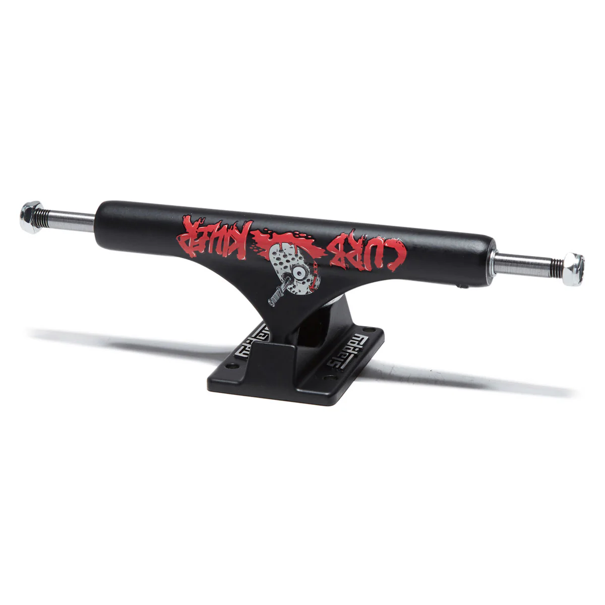 Slappy ST1 Curb Killer II Hollow Inverted KP Skateboard Trucks - Matte Black - 8.50"