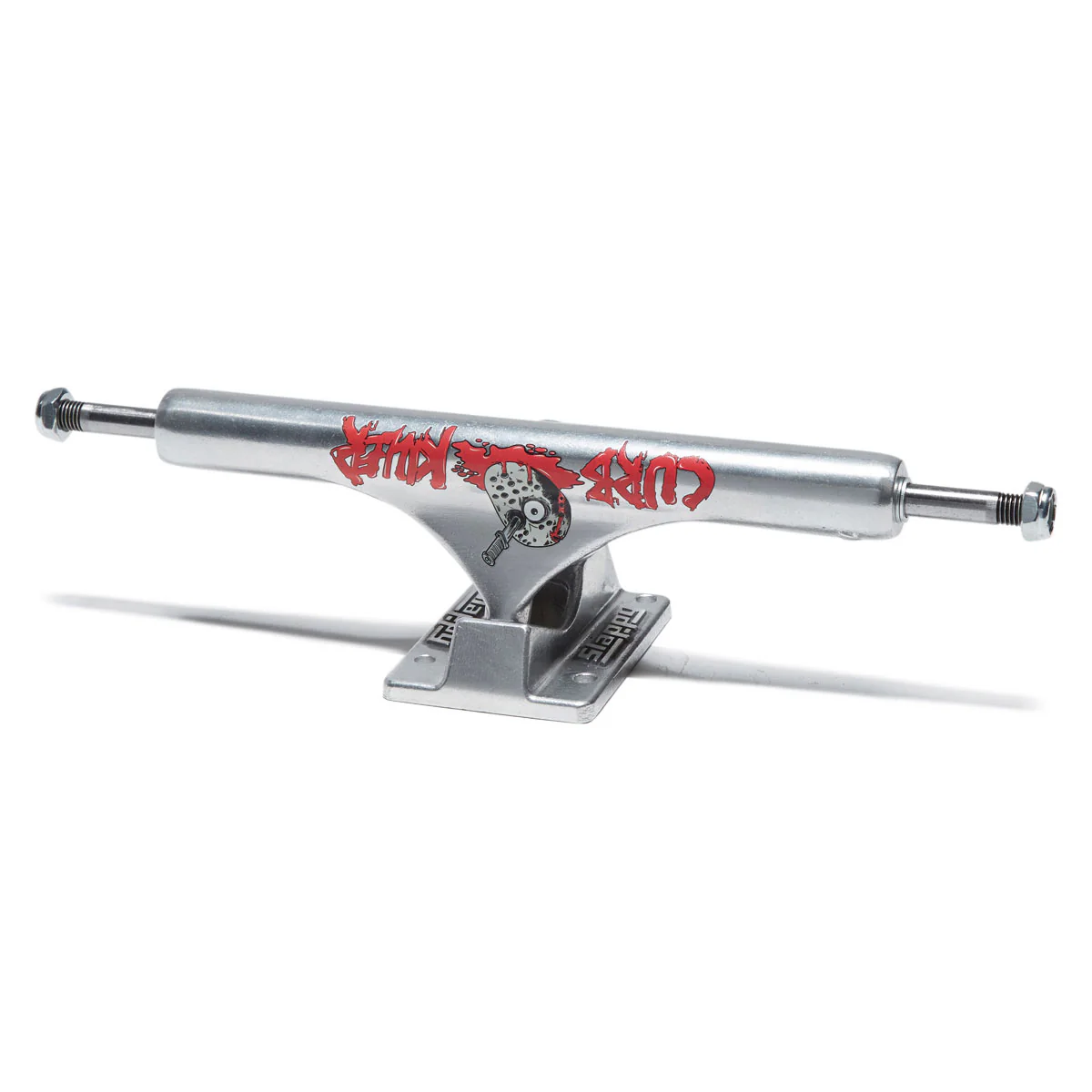 Slappy ST1 Curb Killer II Hollow Inverted KP Skateboard Trucks - Polished - 10.00"