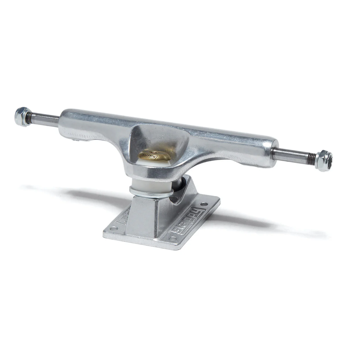 Slappy ST1 Inverted Hollow Lights Ultra Low Kingpin Skateboard Trucks - Polished - 8.75" - Image 2