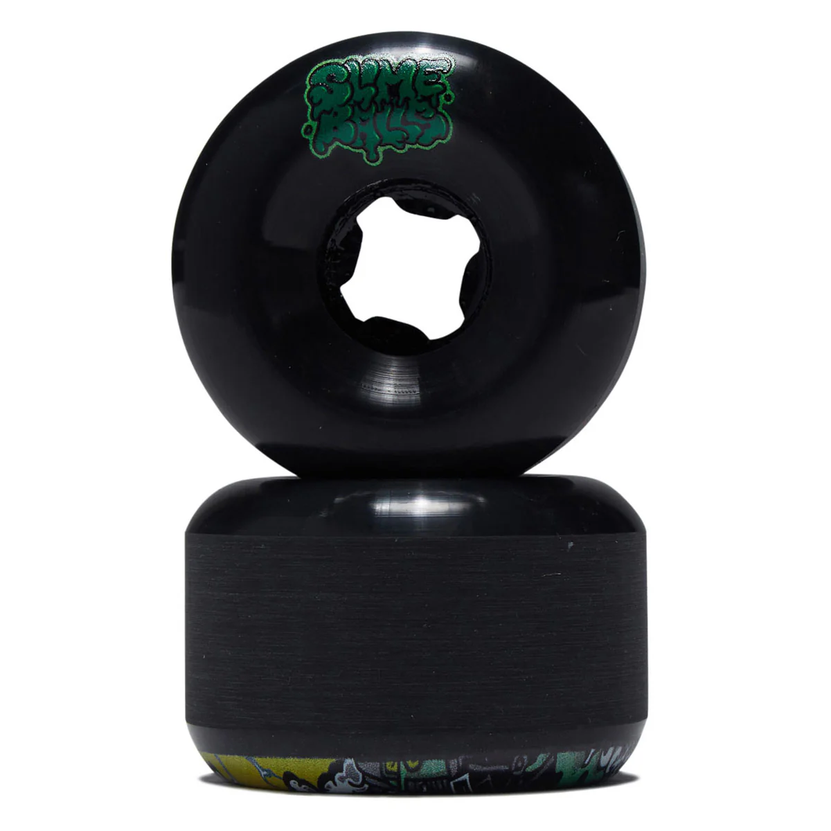 Slime Balls Accelerator Vomit Mini 99a Skateboard Wheels - Black - 58mm - Image 2