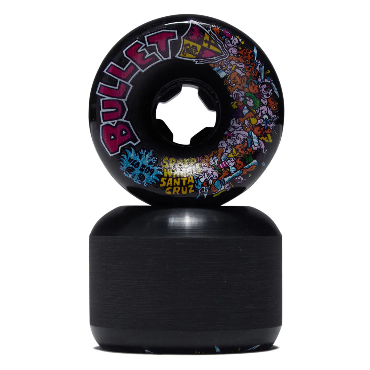 Slime Balls Bullet Riot Vomits 97a Skateboard Wheels - Black - 60mm - Image 2