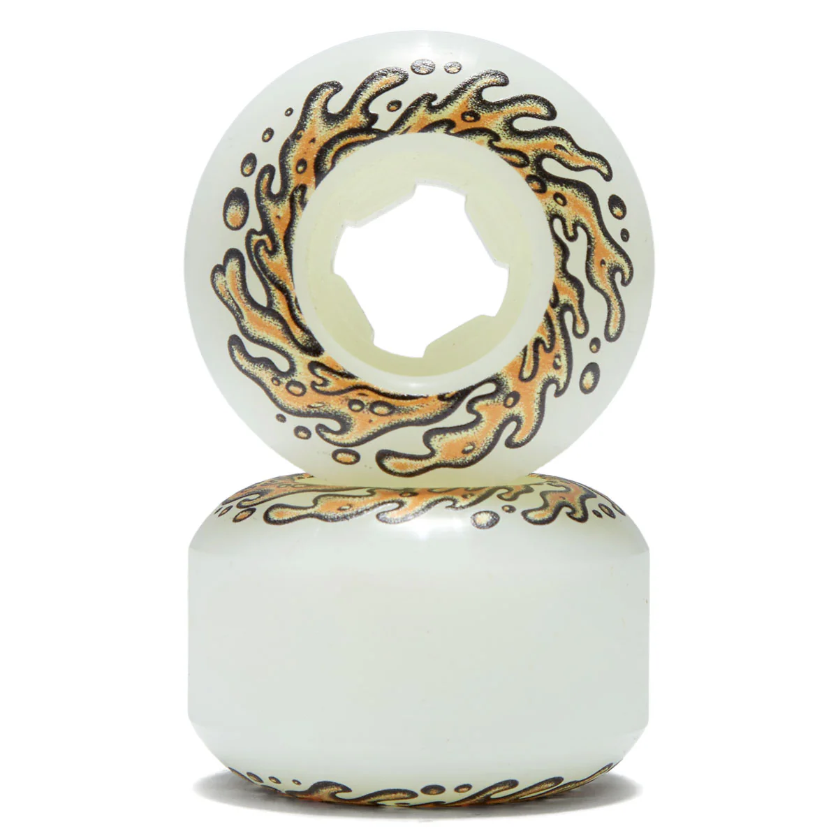 Slime Balls OG Eggs Half Dozen Mini Chubbies 99a Skateboard Wheels - White - 45mm - Image 4