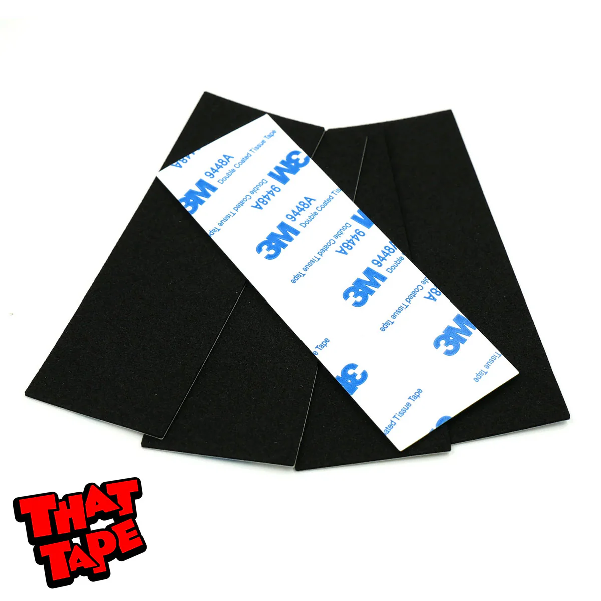 SlushCult That 5 Pack Of Fingerboard Grip Tape - Black - Image 2