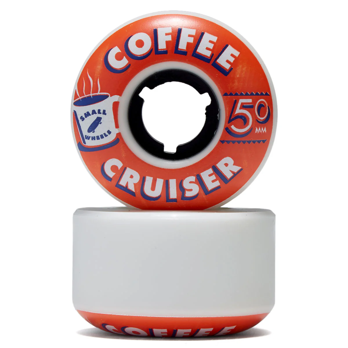 SML Coffee Cruiser 78a Skateboard Wheels - Ruby Red - 50mm - Image 2