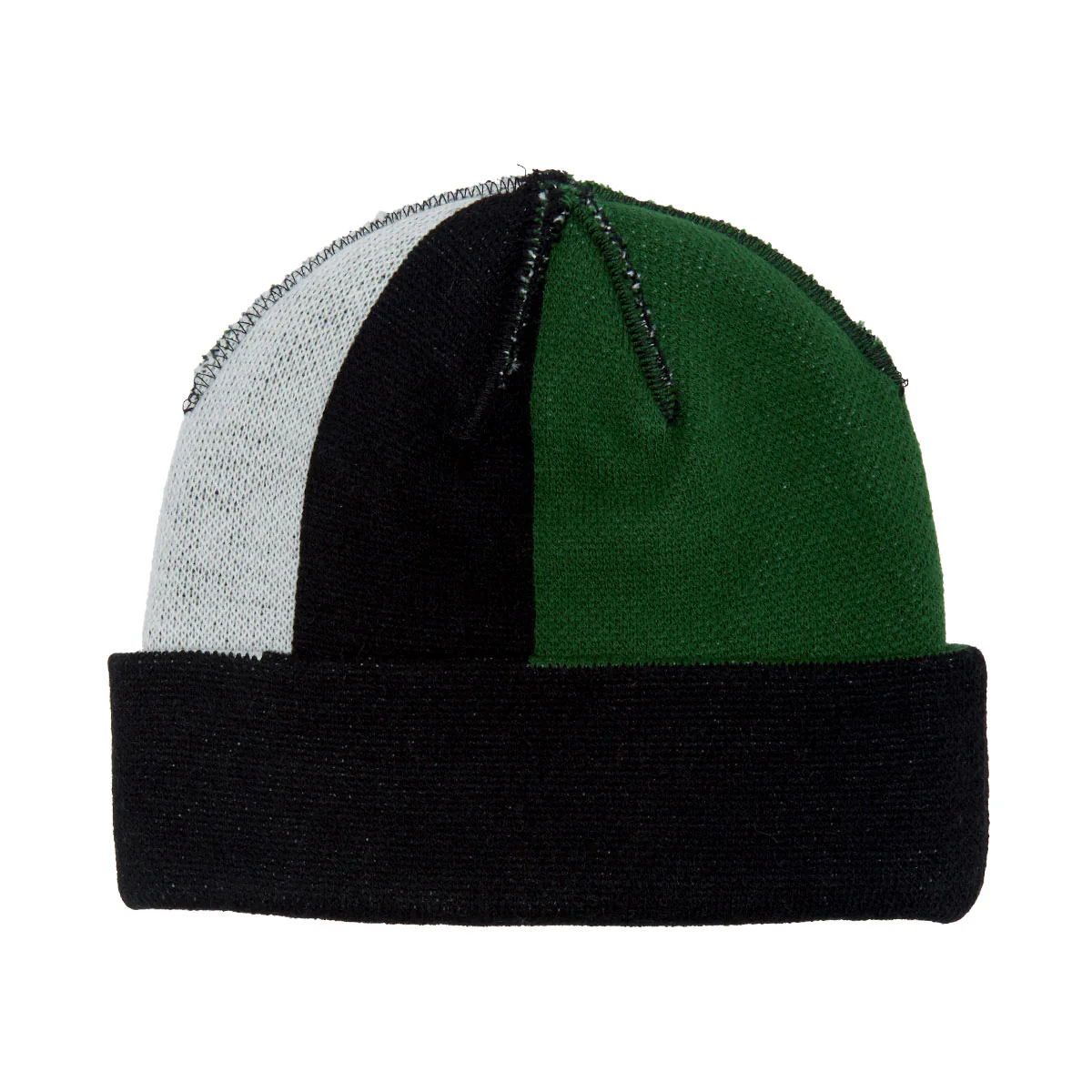 Snack 100 Beanie - Black/Green/White - Image 2