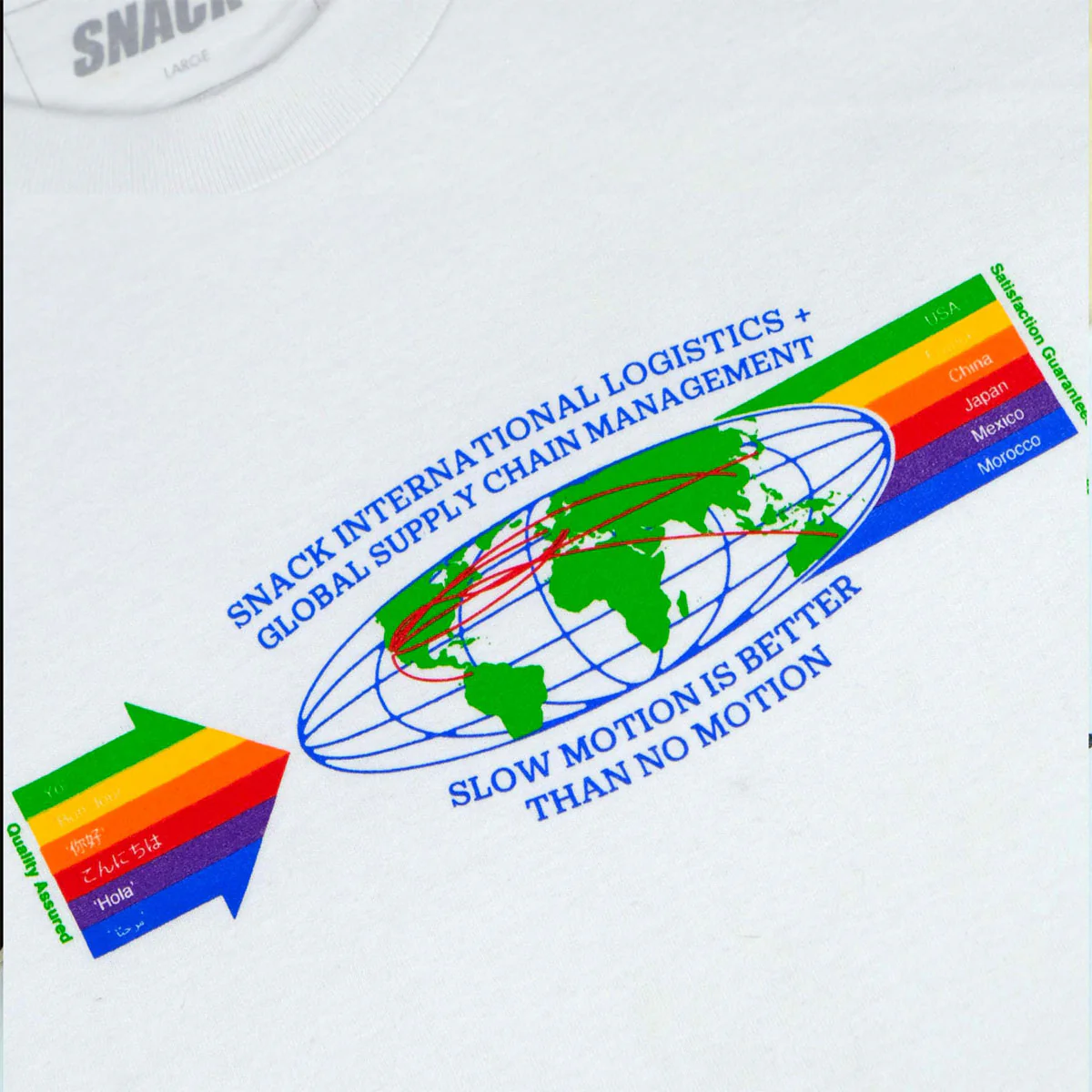 Snack Continuous Flow T-Shirt - White - Image 2