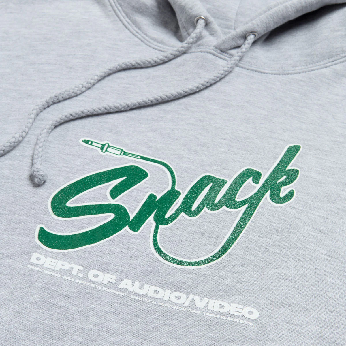 Snack Mic Check Hoodie - Grey - Image 2