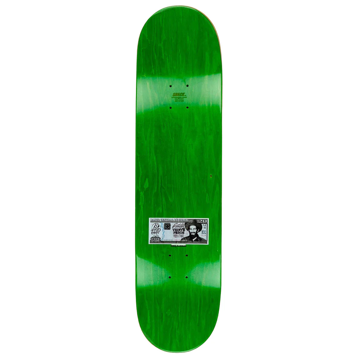 Snack Narvaez Veinte Peso Skateboard Deck - 8.38" - Image 2