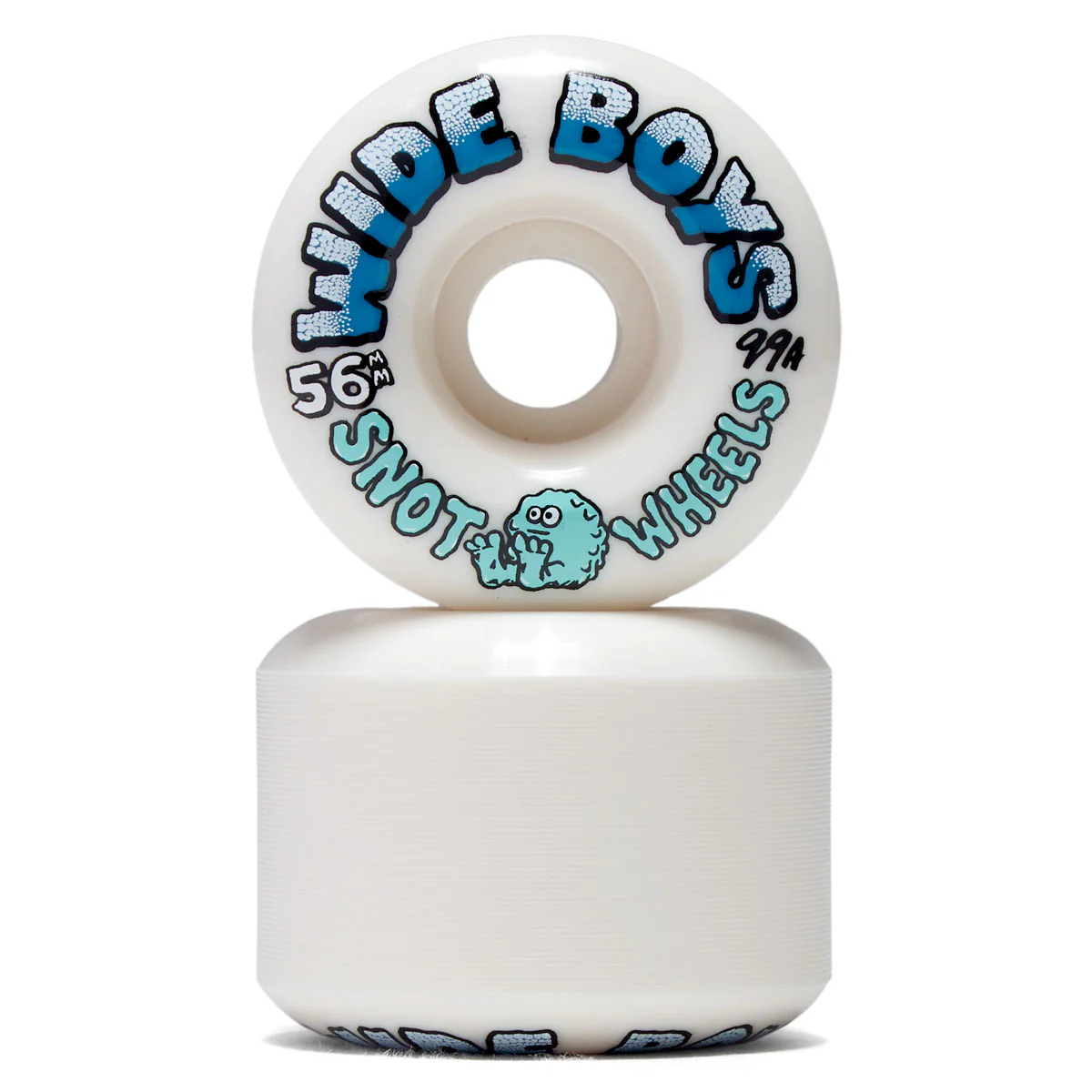 Snot Wide Boys 99a Skateboard Wheels - White - 56mm - Image 2
