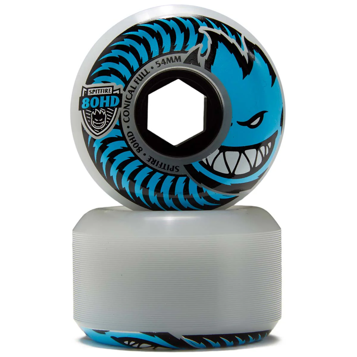 Spitfire 80hd Conical Full Skateboard Wheels - Natural - 54mm - Image 2