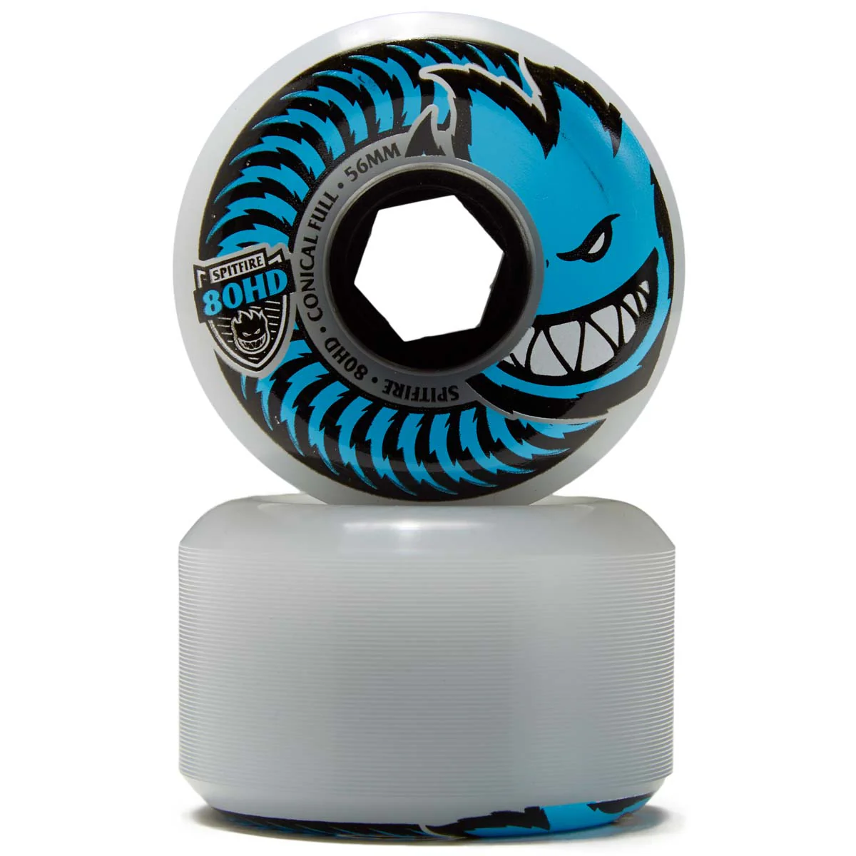 Spitfire 80hd Conical Full Skateboard Wheels - Natural - 56mm - Image 2