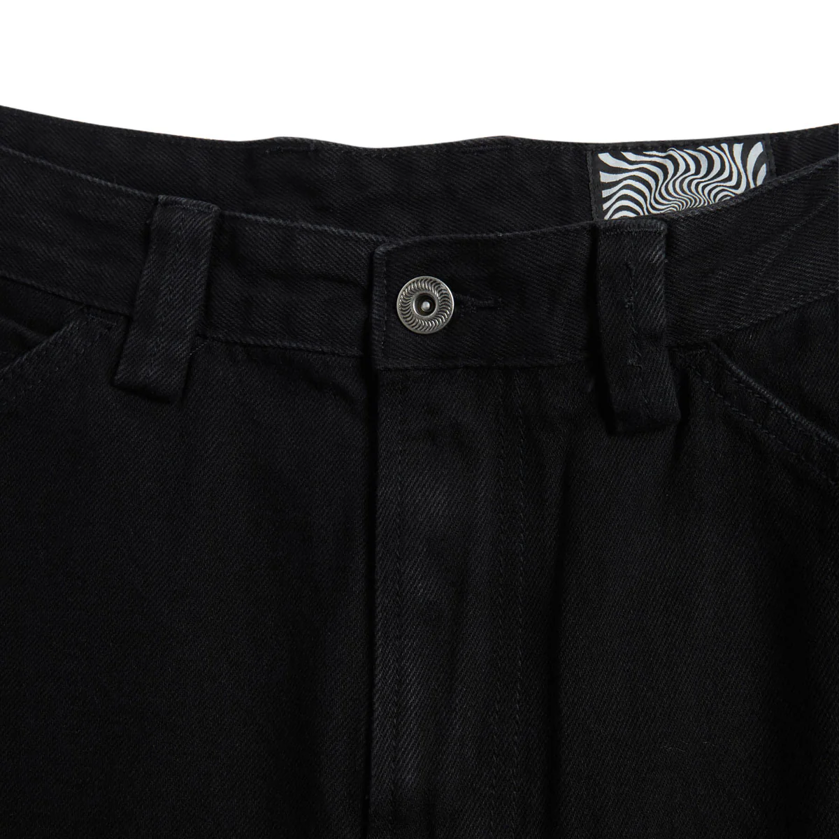 Spitfire Bighead Fill Denim Jeans - Black Denim - Image 4