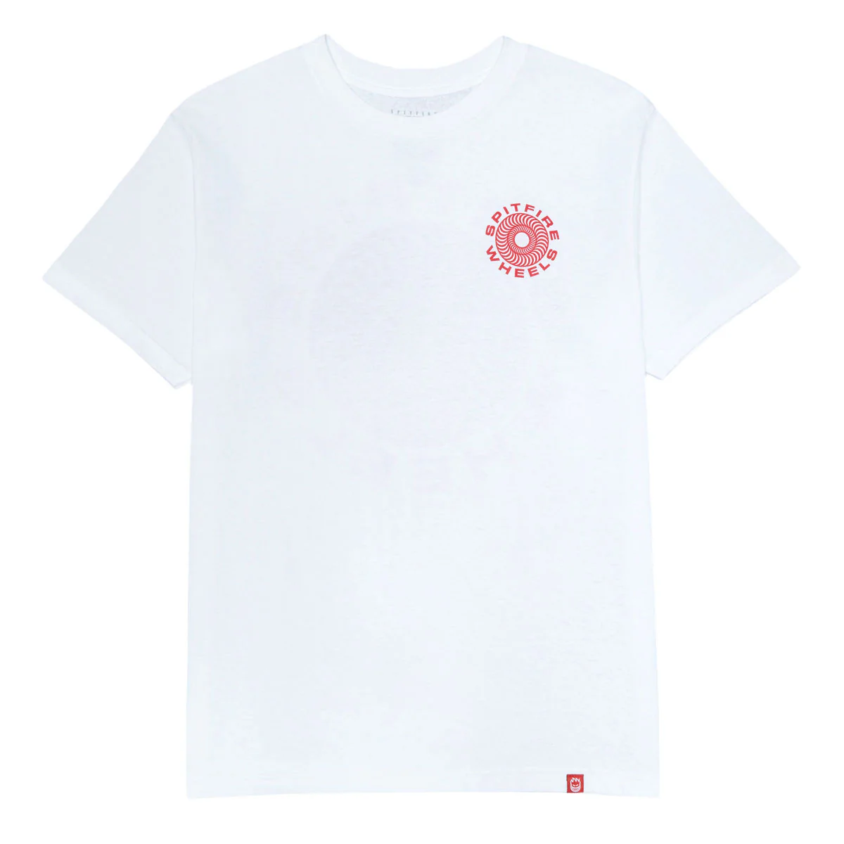 Spitfire Classic '87 Swirl Fill T-Shirt - White/Red/Black - Image 2