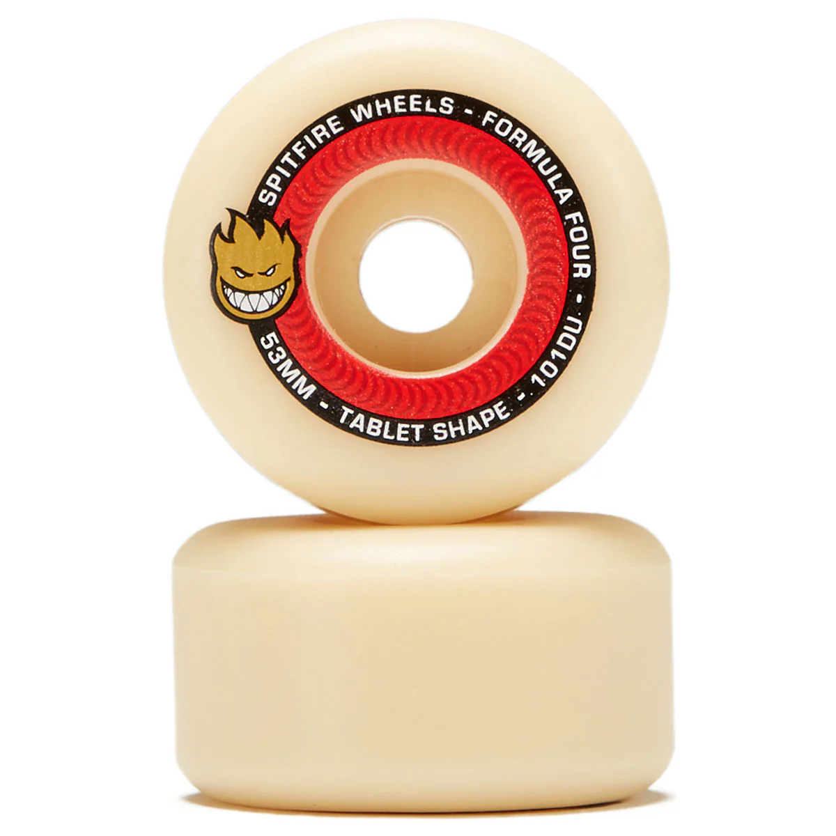 Spitfire F4 101 Tablet Skateboard Wheels - Natural - 53mm - Image 2